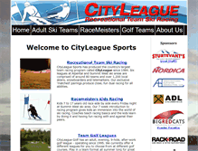 Tablet Screenshot of cityleague.com